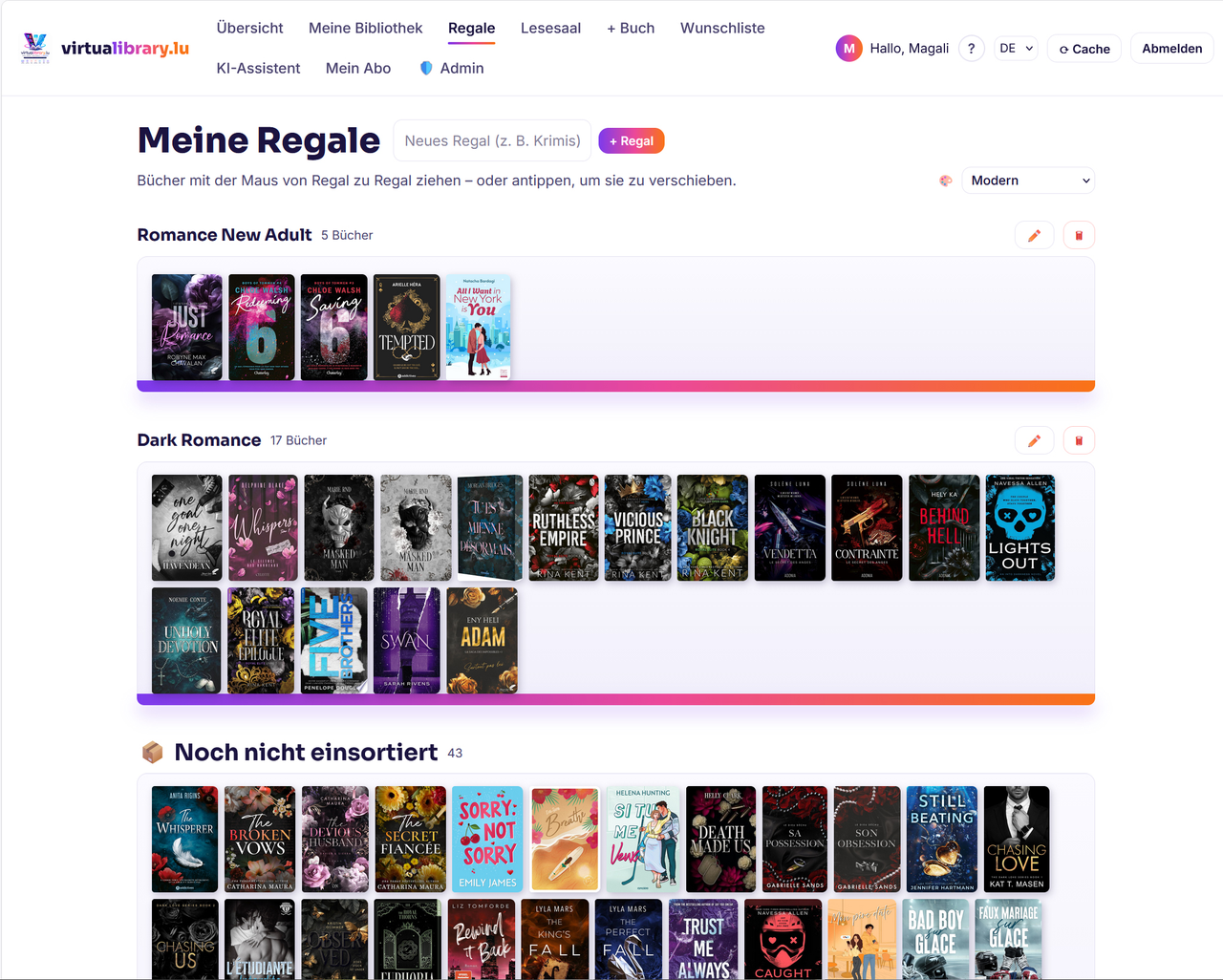 Deine Regale